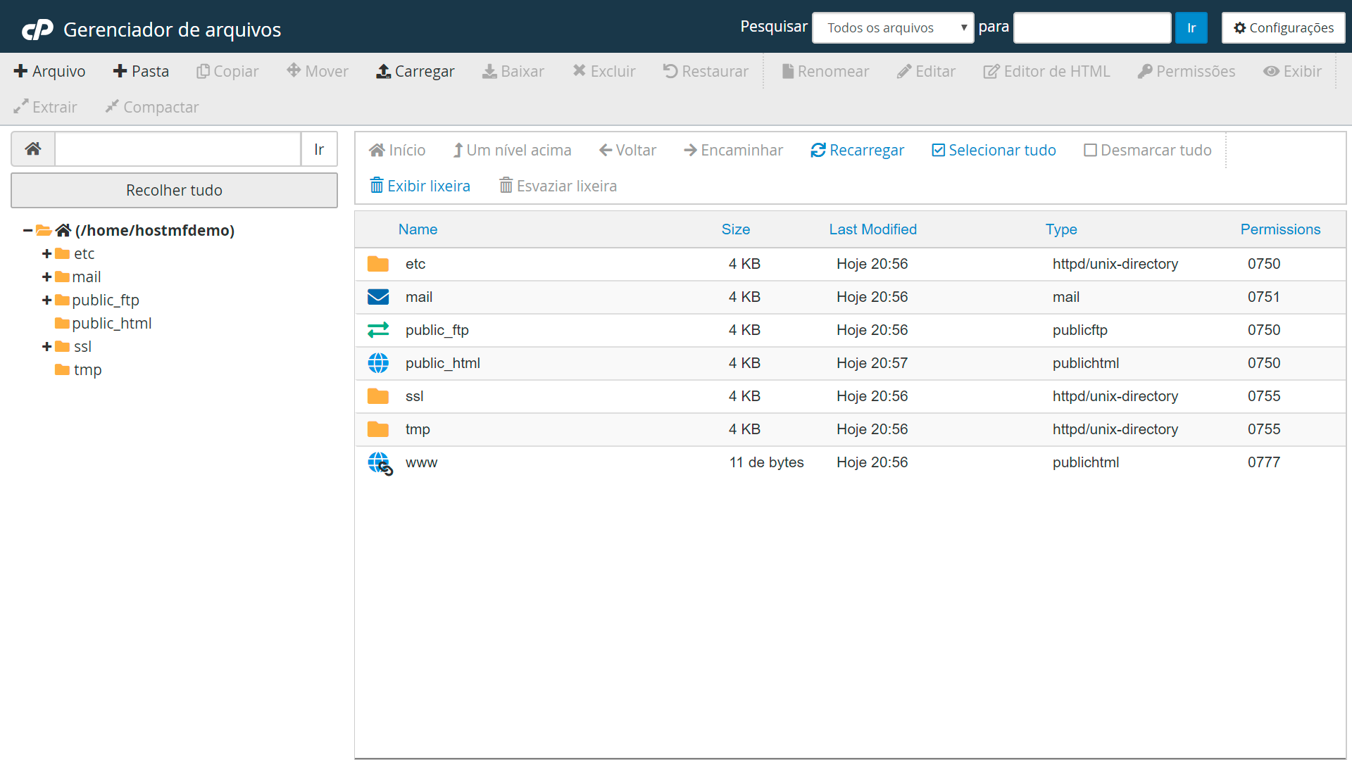 cPanel Filemanager