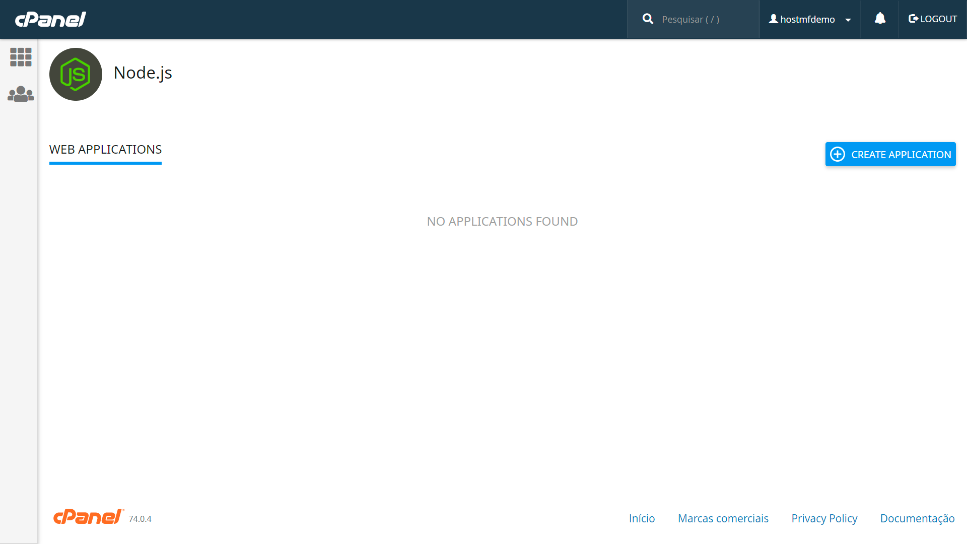 cPanel NodeJS
