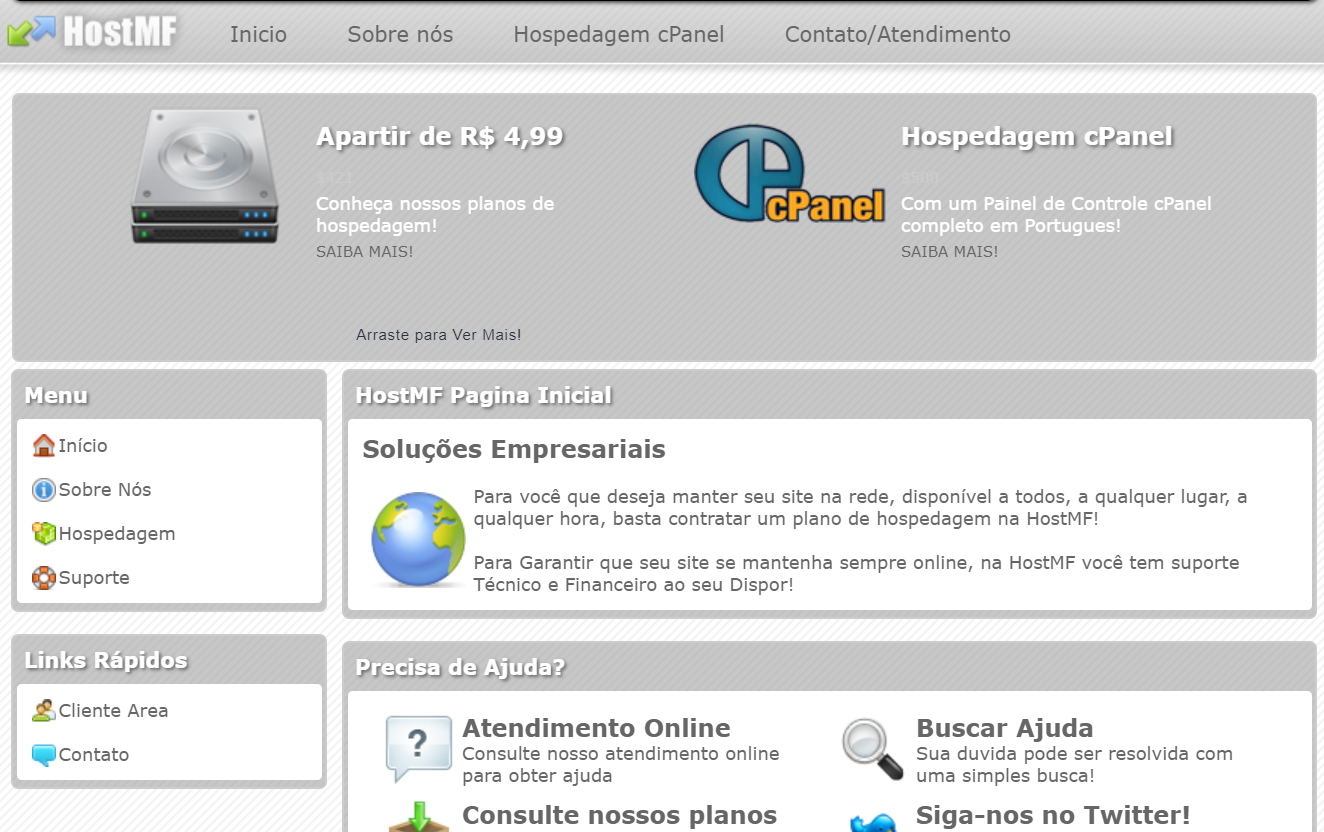 First HostMF site, in 2011